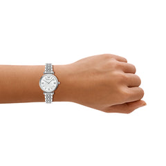 Emporio Armani Round White Dial Watch AR11768