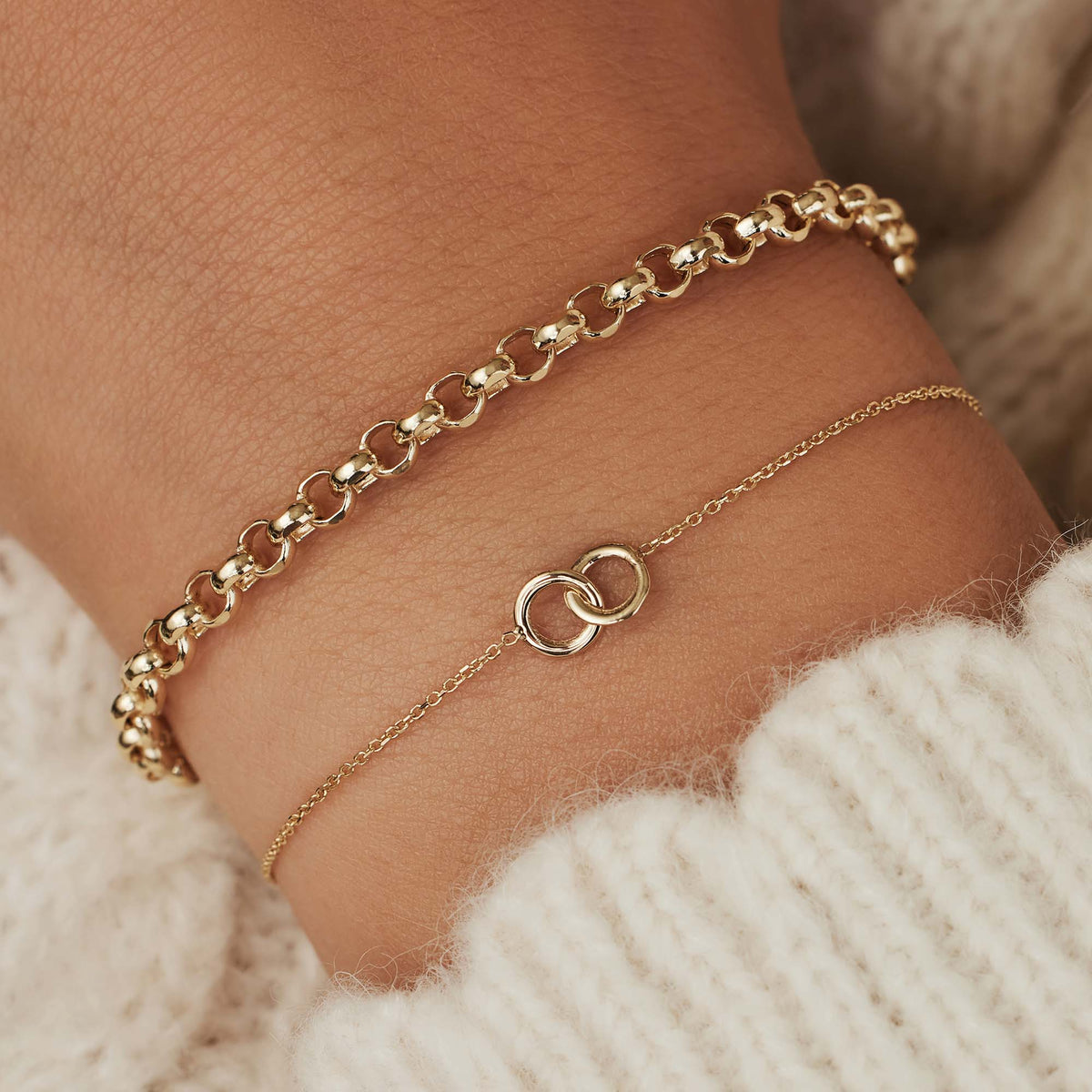 Isabel Bernard 14 Carat Golden Le Marais Zoé Bracelet IB320104