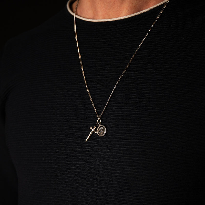 GUESS Silver Necklace JUMN04023JWSTBKT-U-zoom-