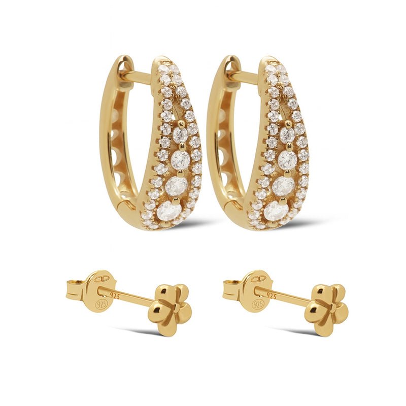 Karma 925 Sterling Silver Eliya Earparty EPV45GP-zoom-