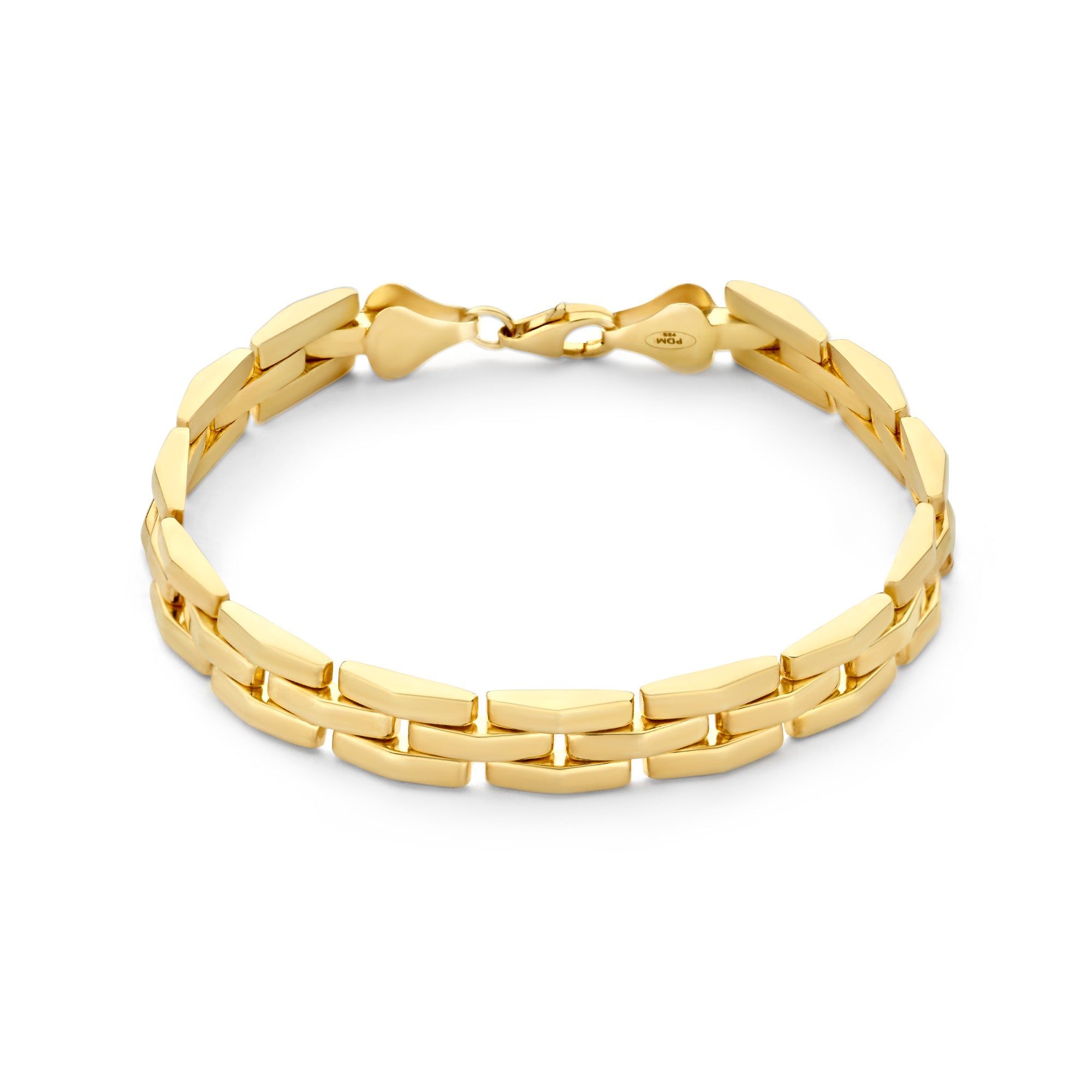 Parte Di Me Bibbiena Poppi Del Morbo 925 Sterling Silver Gold Plated Bracelet PDM32118