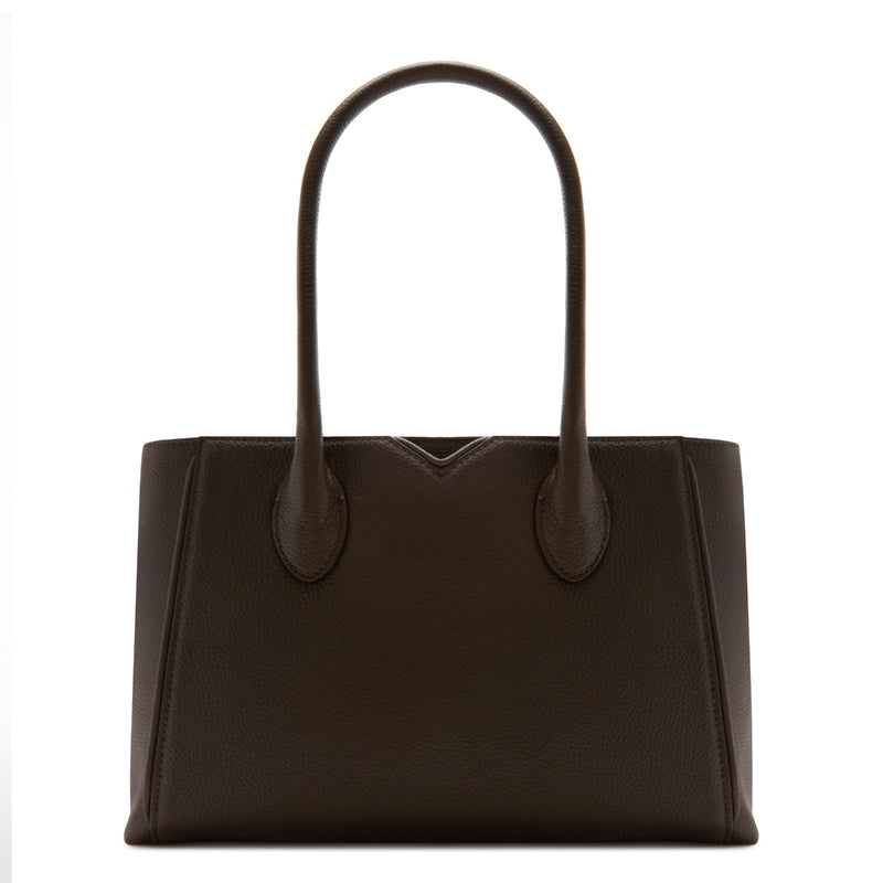Isabel Bernard Honoré Cloe Midi brown calfskin leather handbag IB25082-031-zoom-