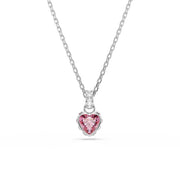 Swarovski Chroma Silver-Tone Necklace with Pink Accents 5757789