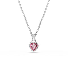Swarovski Chroma Silver-Tone Necklace with Pink Accents 5757789