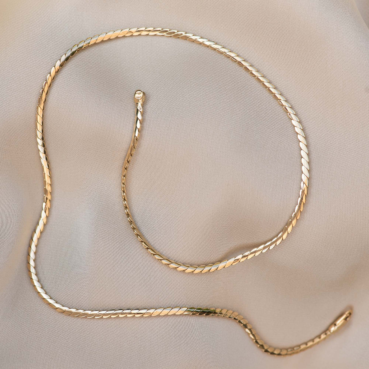 Isabel Bernard Aidee Céleste 14 Carat Golden Necklace IB340081