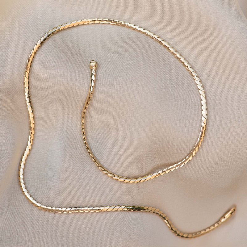 Isabel Bernard Aidee Céleste 14 Carat Golden Necklace IB340081-zoom-