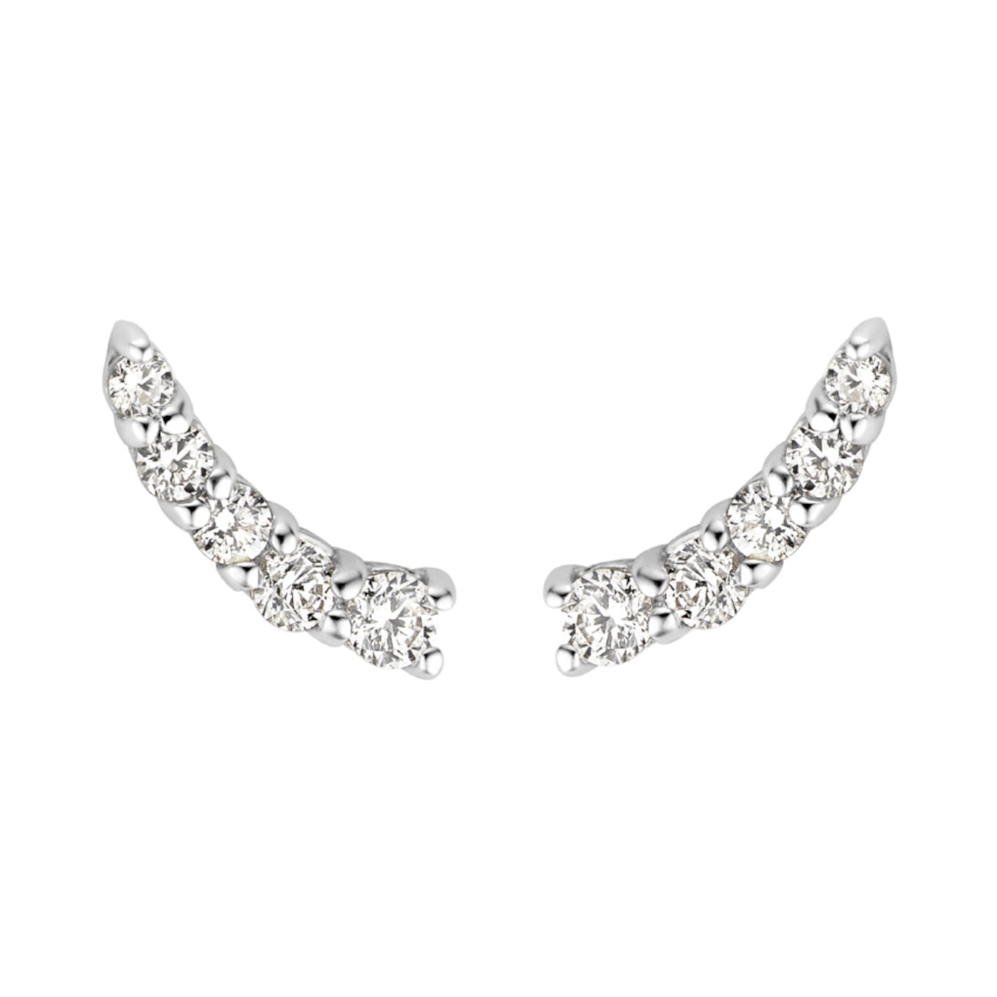 Blush 14 karat white gold Earrings 7319WZI