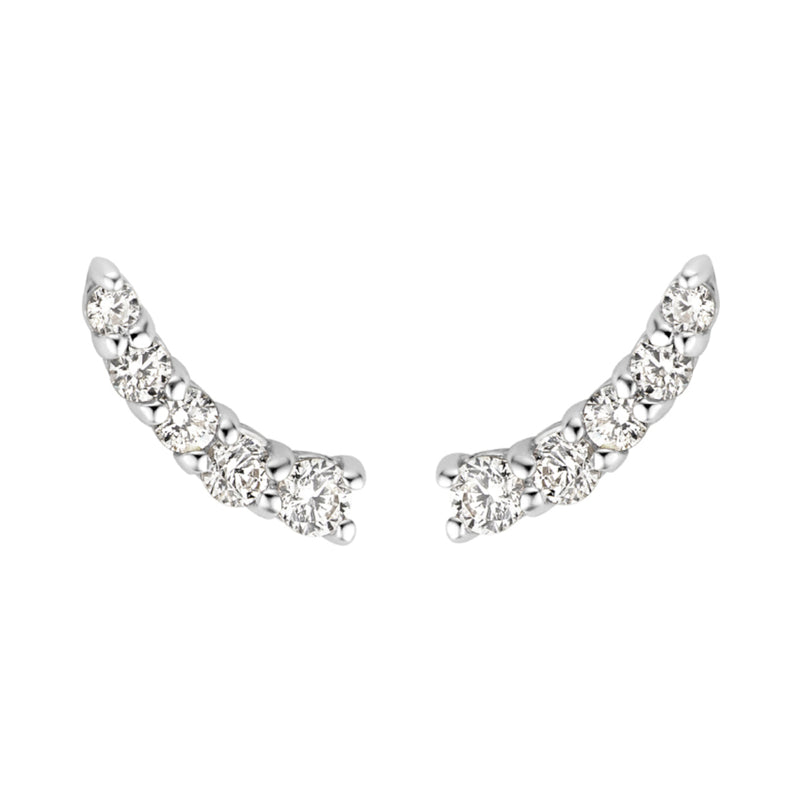 Blush 14 karat white gold Earrings 7319WZI-zoom-