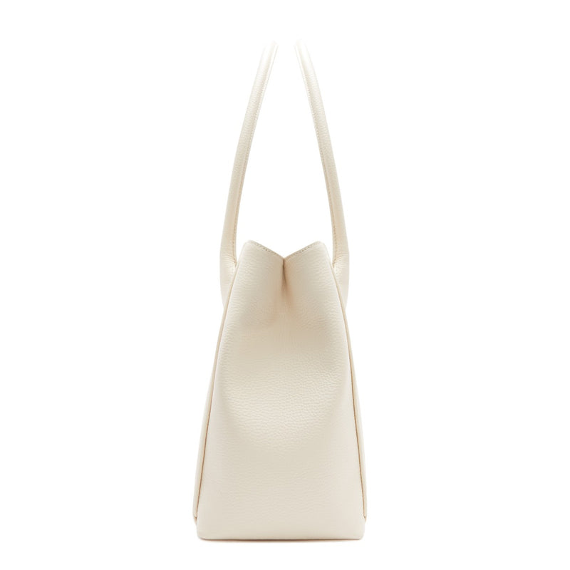 Isabel Bernard Honoré Cloe Crème Calfskin Leather Handbag IB25077-zoom-