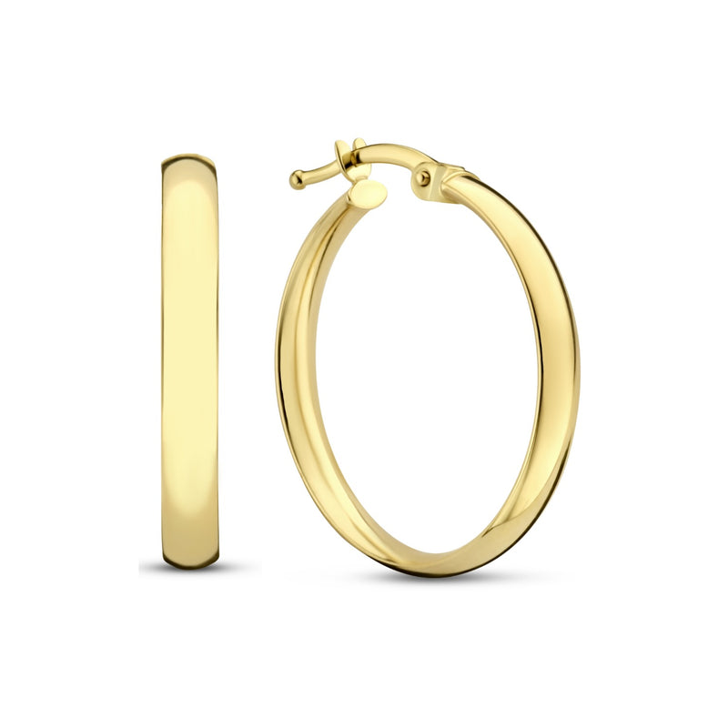 Isabel Bernard Cadeau d'Isabel 14 Carat Golden Earrings Set IB90149-zoom-