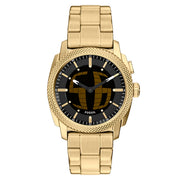 Fossil Machine Big Tic Round Black Dial Watch FS6157