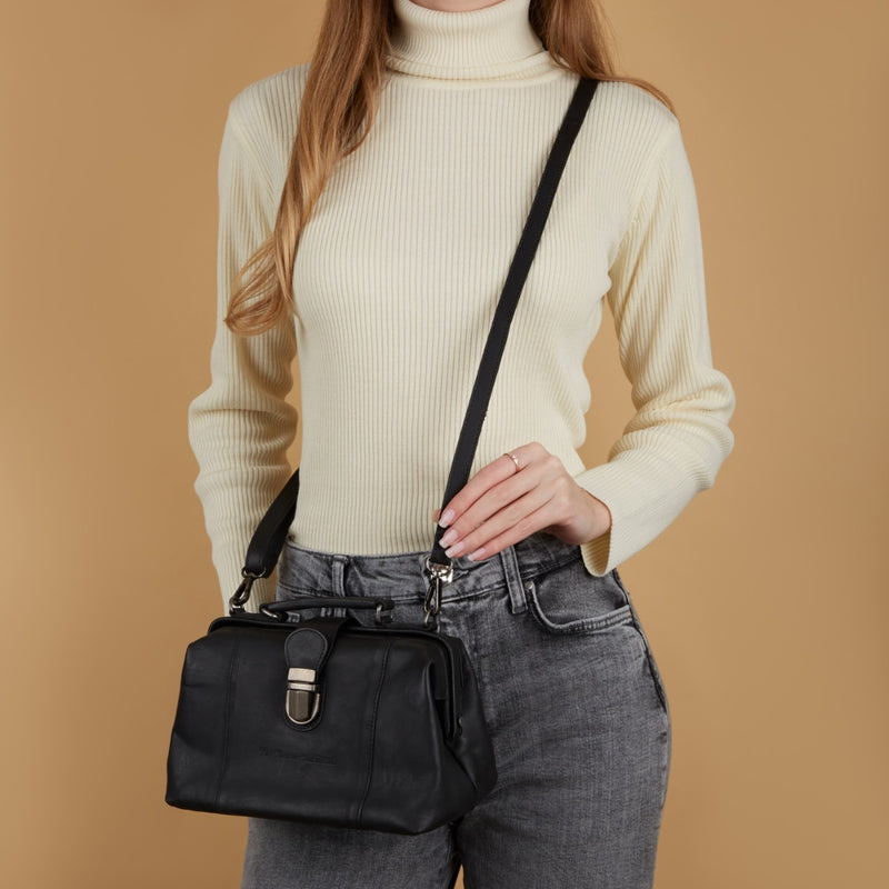The Chesterfield Brand Rachael Black Handbag C48.112700-zoom-