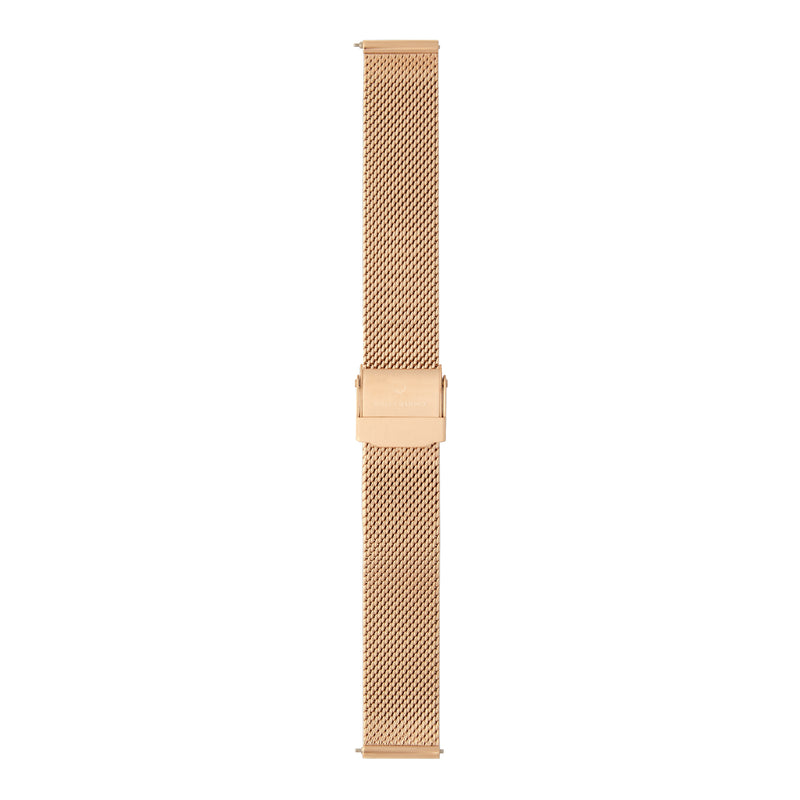 Violet Hamden Dawn Roesgoldcoloured mesh Watchstrap (16 mm) VH42009-zoom-