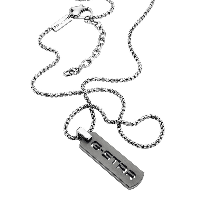 G-STAR Incisio Silver-Tone Necklace GSJ.106.01-zoom-