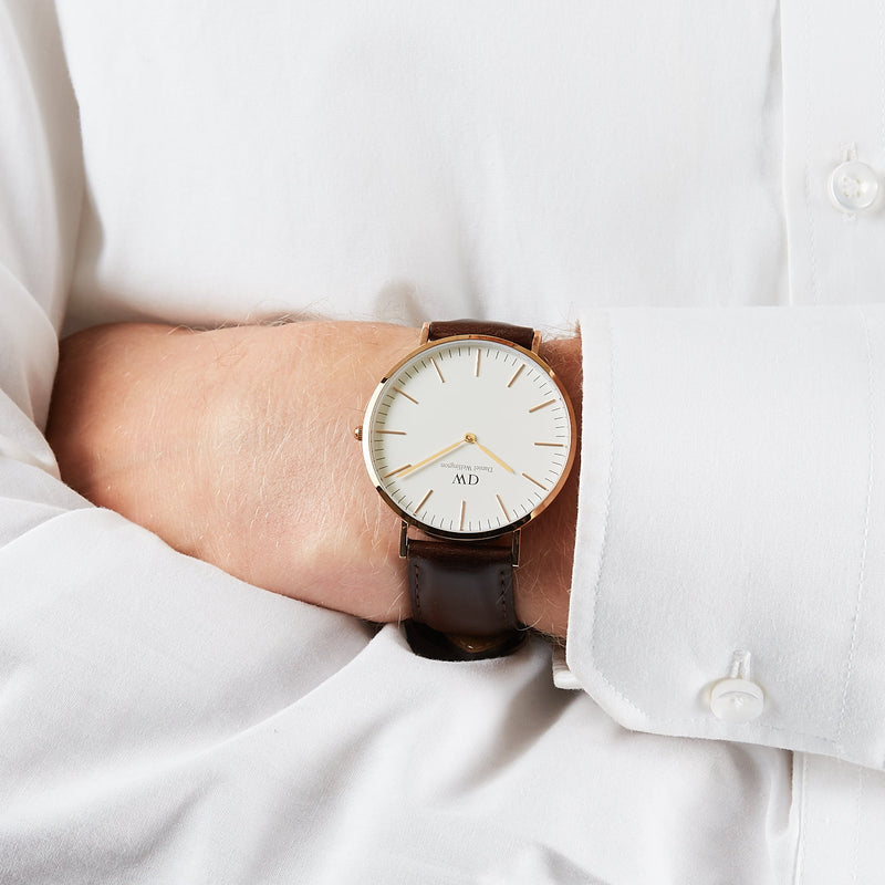 Daniel Wellington Classic Bristol Brown Watch DW00100009-zoom-
