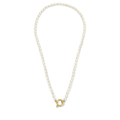 Isabel Bernard Cadeau d'Isabel 14 karat gold necklace and bracelet gift set with freshwater pearls IB90174