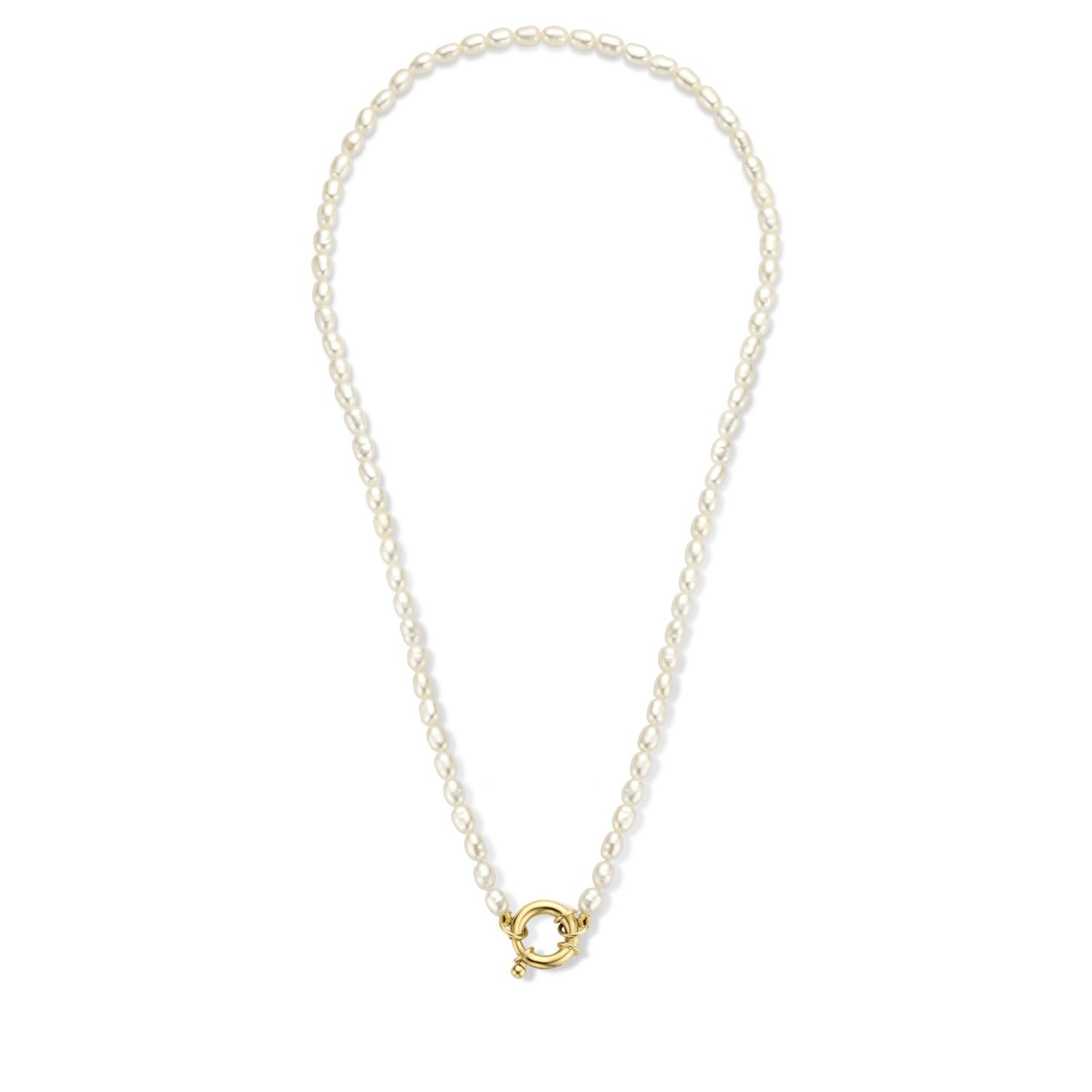 Isabel Bernard Cadeau d'Isabel 14 karat gold necklace and bracelet gift set with freshwater pearls IB90174