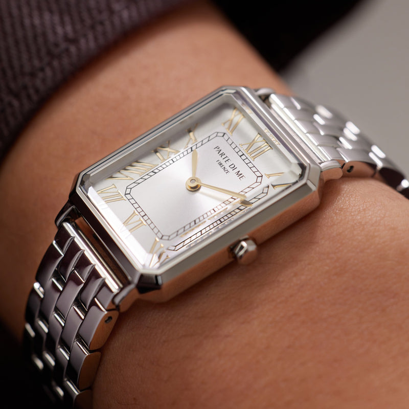 Parte di Me Orologio rectangular ladies watch silver coloured PDM09019-zoom-