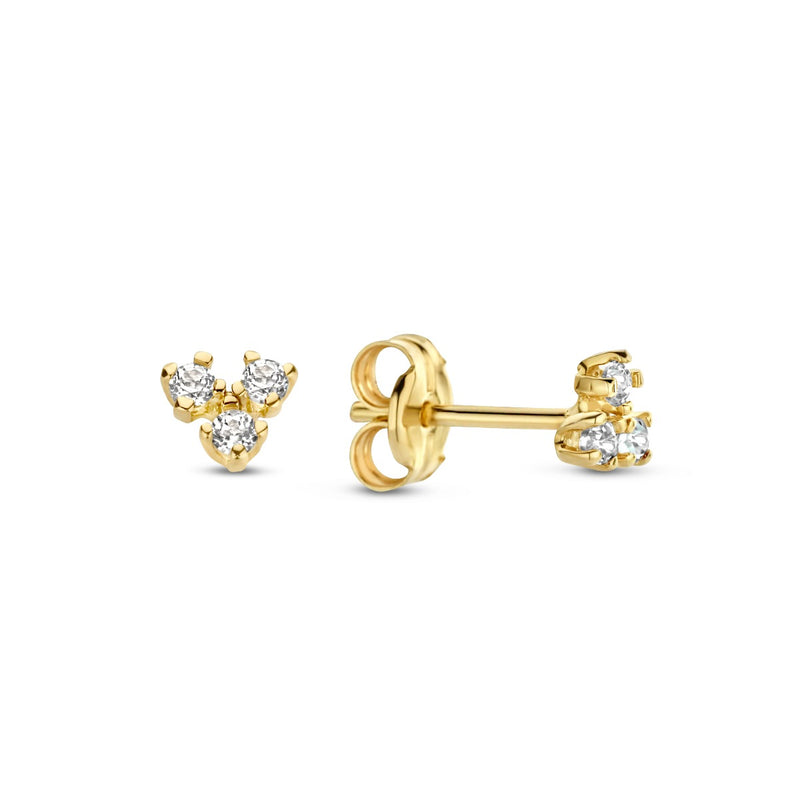 Jackie Gold 14 karat gold Ear Stud JKE23.011-zoom-