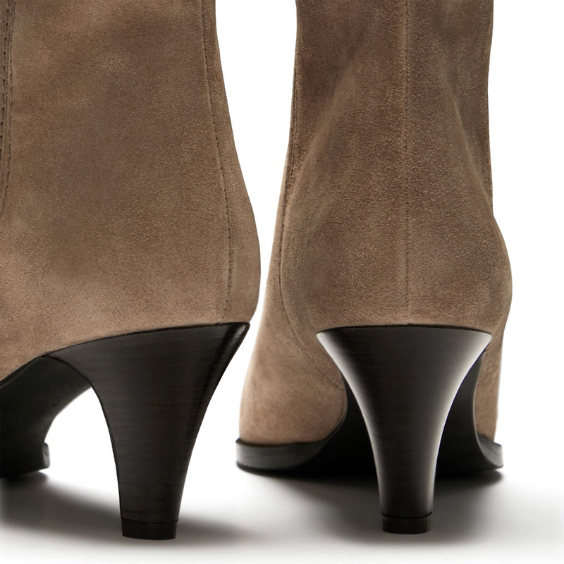 Isabel Bernard Vendôme Louane Taupe Suede Boots IB53009-178-40-zoom-
