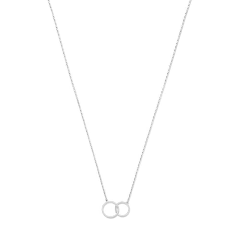 Isabel Bernard Saint Germain Loulou 14 Carat White Golden NecklacewithRingetjes IB340069-zoom-