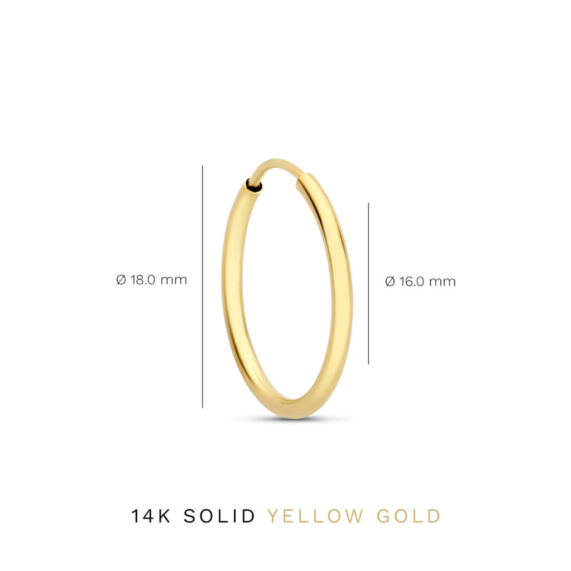 Isabel Bernard Cadeau d'Isabel 14 Carat Golden Earrings set IB90075-zoom-