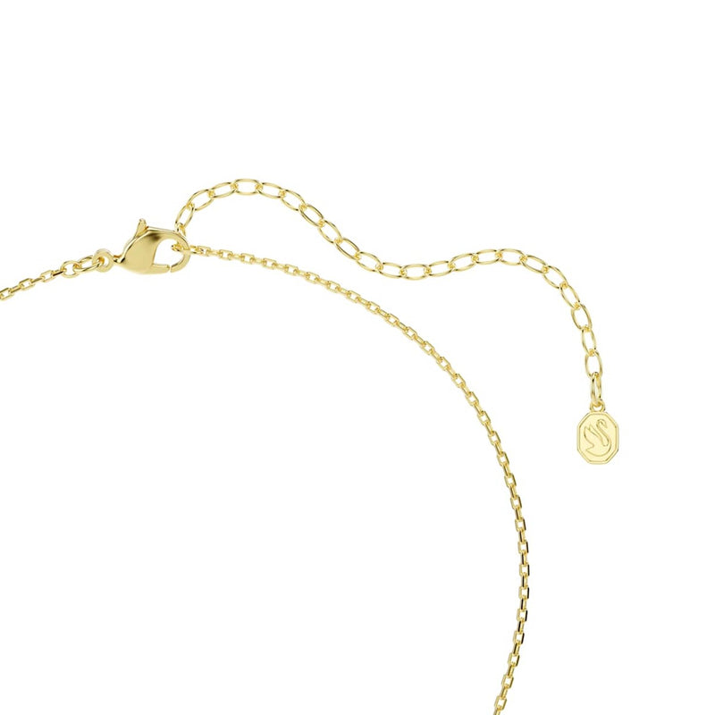 Swarovski Chroma Gold-Tone Necklace with Blue Crystal Pendant 5757786-zoom-