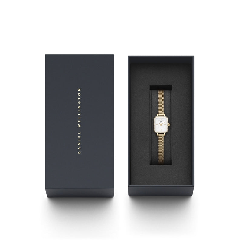 Daniel Wellington Quadro Mini Gold Watch DW00100730-zoom-