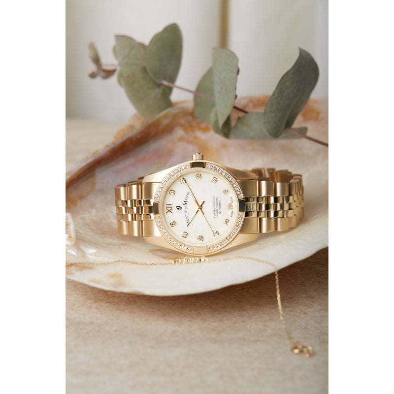 Jacques du Manoir Inspiration Prestige Gold Watch JWL02003-zoom-