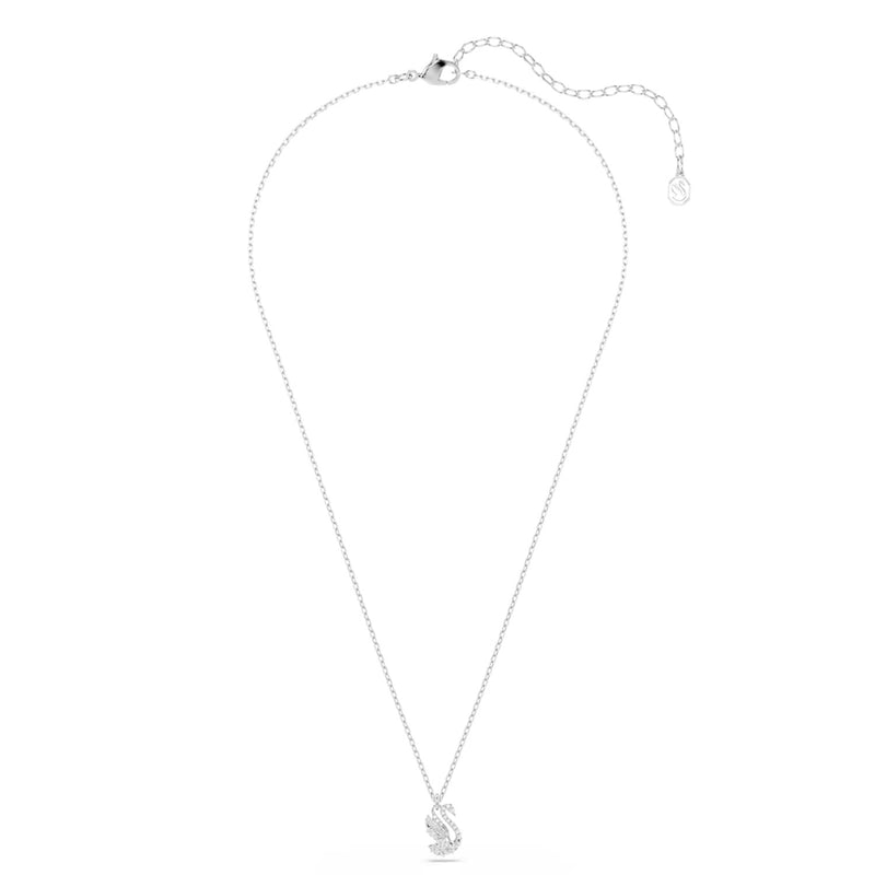 Swarovski Swan Pave Silver-Tone Necklace 5754347-zoom-