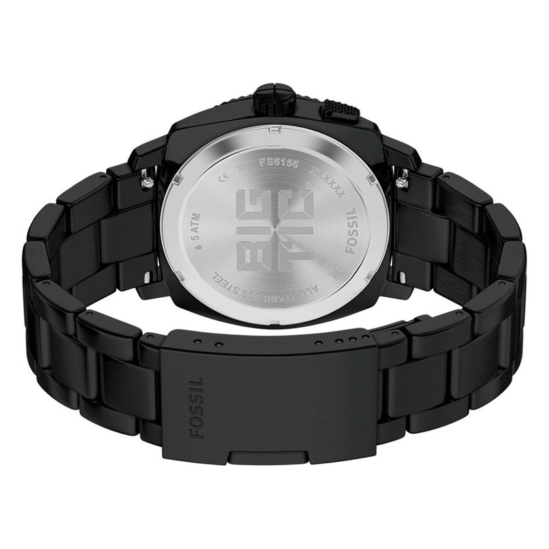 Fossil Machine Big Tic Round Black Dial Watch FS6156-zoom-