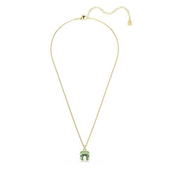 Swarovski Millenia Gold-Tone Necklace with Green Pendant 5764821