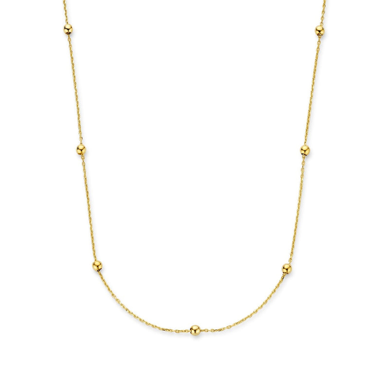 Beloro Jewels Della Spiga Dani 9 Karat Gold Necklace BO340041-zoom-