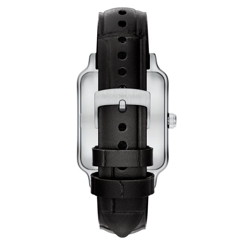 Emporio Armani Rectangular Silver Dial Watch AR11756-zoom-
