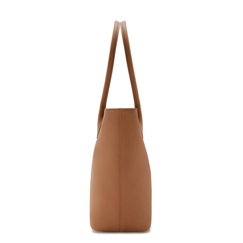 Isabel Bernard Honoré Lysanne Camel Calfskin Shopper IB25026-zoom-