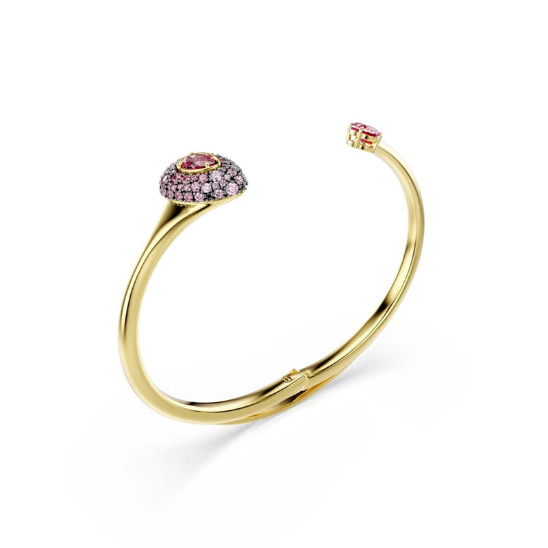 Swarovski Sublima Glam Gold-Tone Bangle with Red Accents 5752896-zoom-