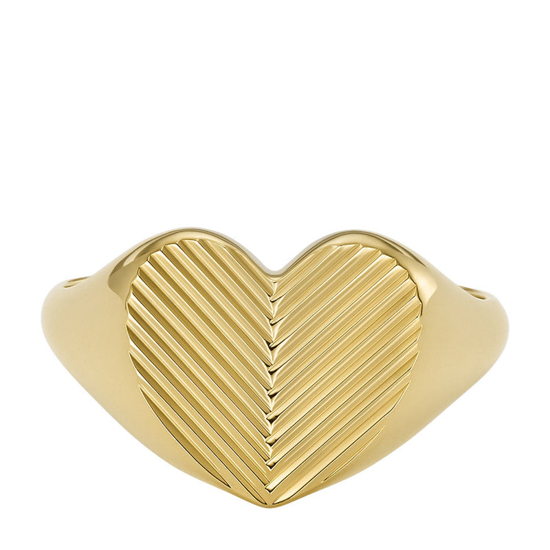 Fossil Harlow Gold-coloured Ring JF04655710-6-zoom-