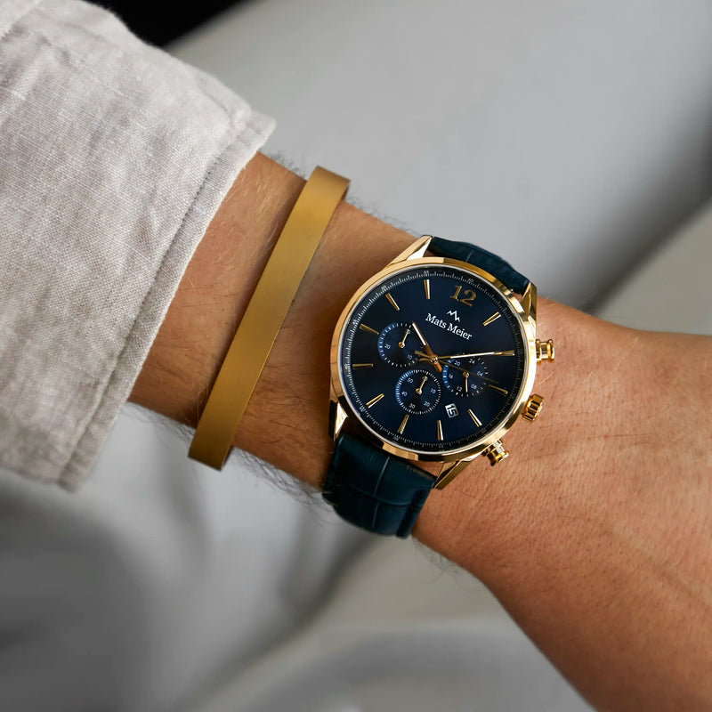 Mats Meier Annecy Gold Colored Steel Bracelet MM320015-zoom-