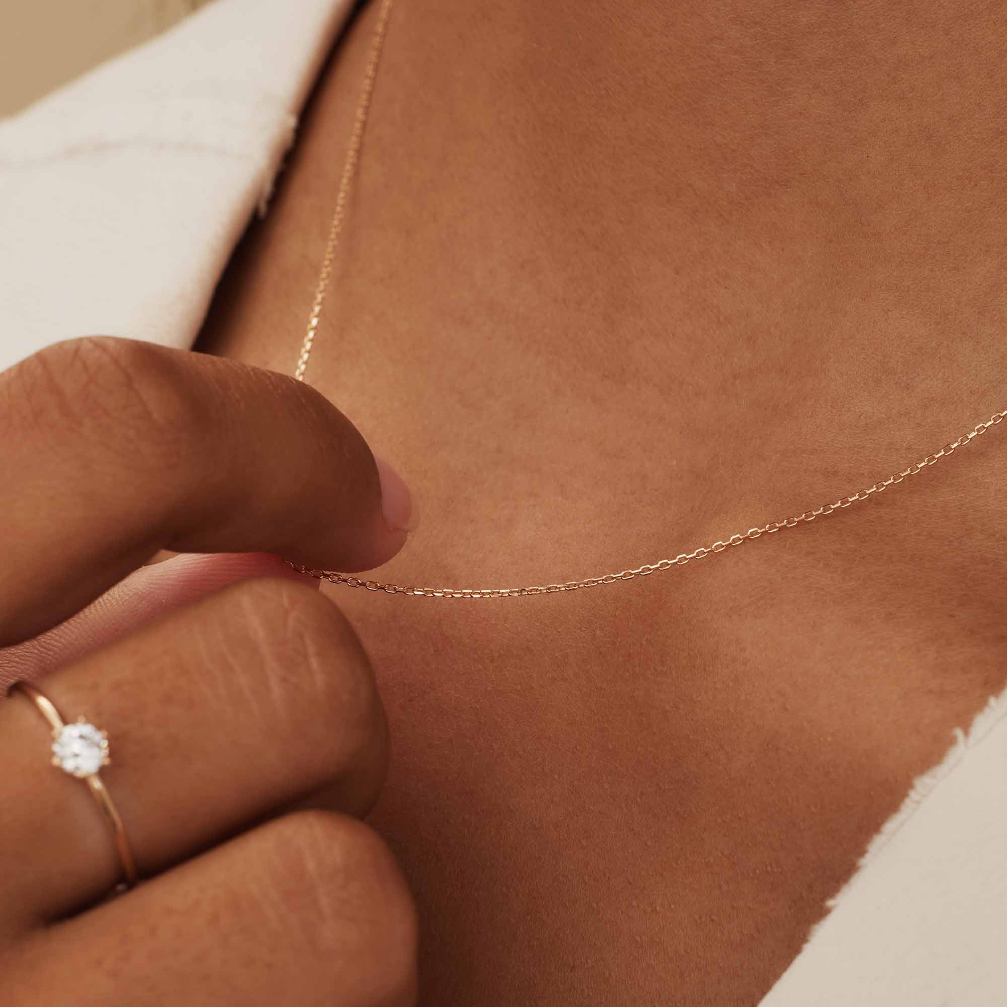 Isabel Bernard La Concorde Nicole 14 Carat Rosegold Necklace IB340120