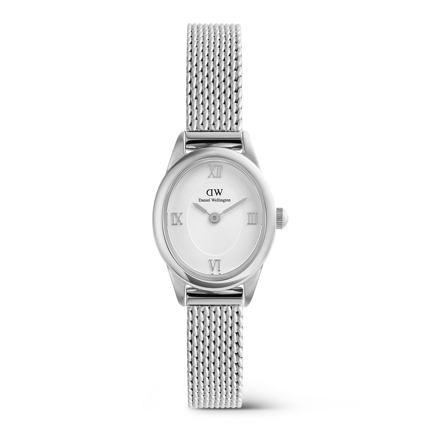 Daniel Wellington Ophelia Mini Mesh White Silver Women's Watch DW00100938