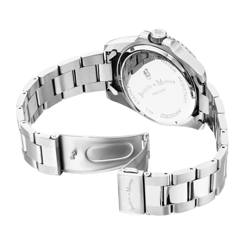 Jacques du Manoir Pro Scuba Silver Watch JWG02802-zoom-