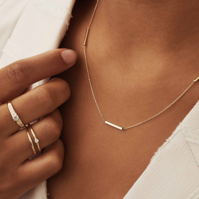 Isabel Bernard Le Marais Jolie 14 Carat Golden Necklace IB340151-zoom-