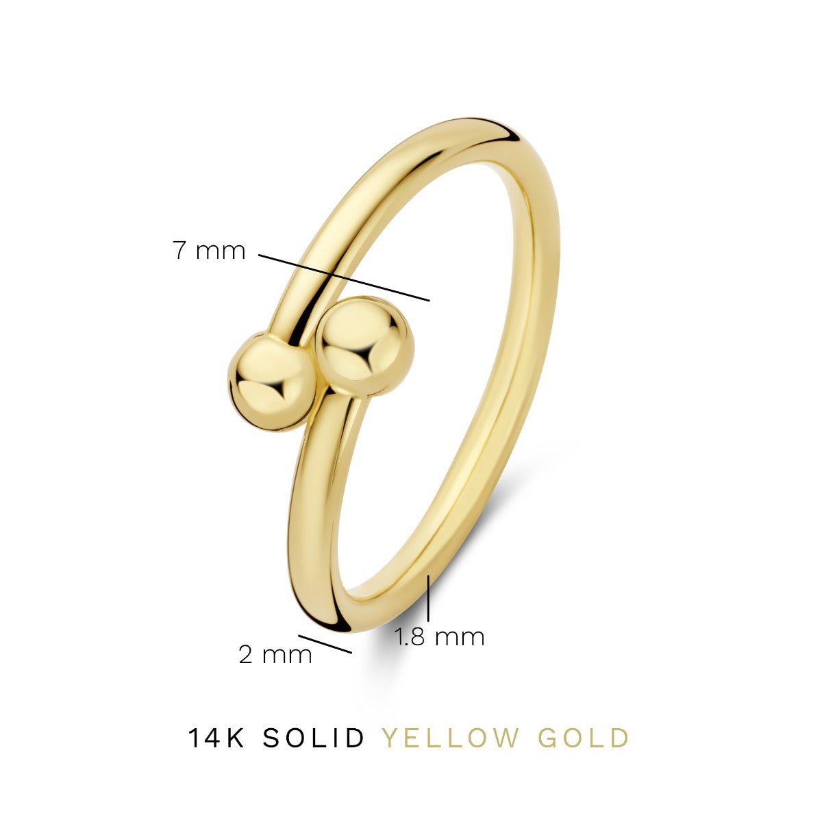Isabel Bernard Monceau Mirell 14 Karaat Gouden Ring IB330101-48