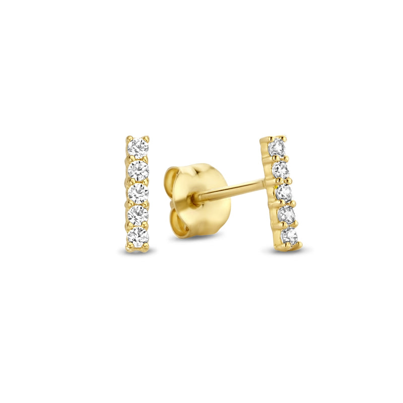 Isabel Bernard 14 Carat Golden Rivoli Esmée Earstuds IB360194-zoom-