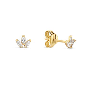 Jackie Gold 14 karat gold Ear Stud JKE24.446