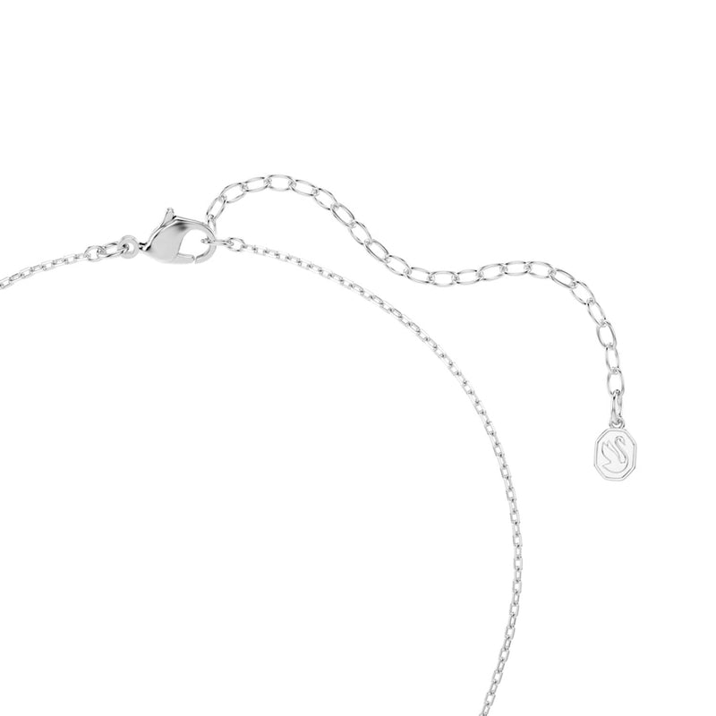 Swarovski Swan Pave Silver-Tone Necklace 5754347-zoom-