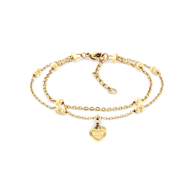 Tommy Hilfiger Stainless Steel Gold-coloured Women's Chain Bracelet TJ2781012-zoom-