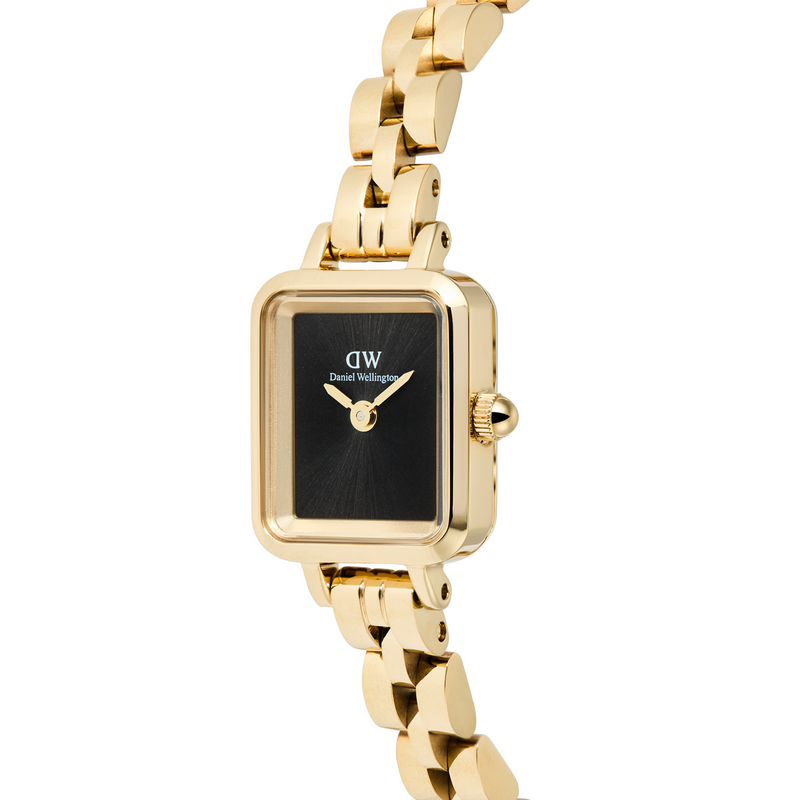Daniel Wellington Petite & Quadro Mini Arch Black Women's Watch DW00100851-zoom-