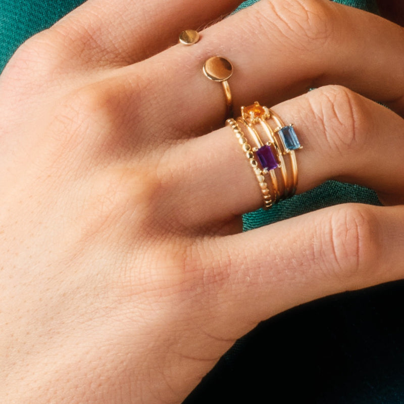 Jackie Gold 14 karat gold Ring JKR22.156.52-zoom-