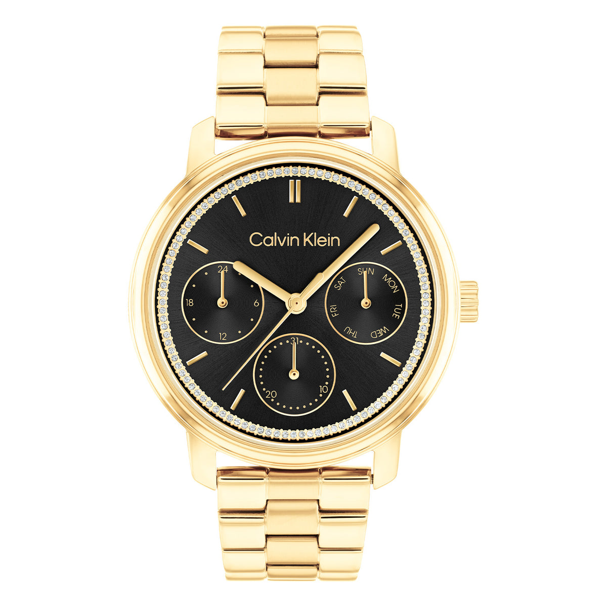 Calvin Klein Shimmer Zwart Dames Horloge 2002-CK25200177